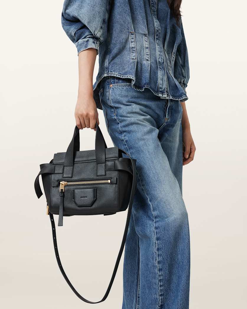 Perez Leather Mini Crossbody Bag
