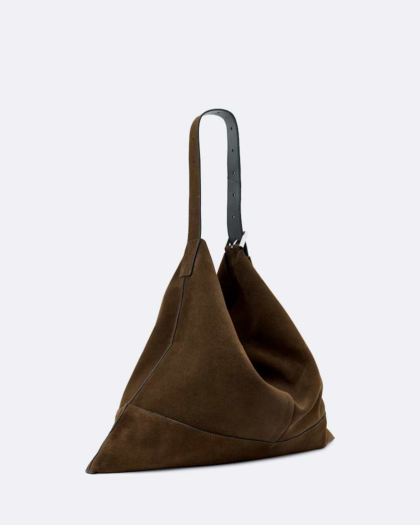 Asha Suede Shoulder Bag