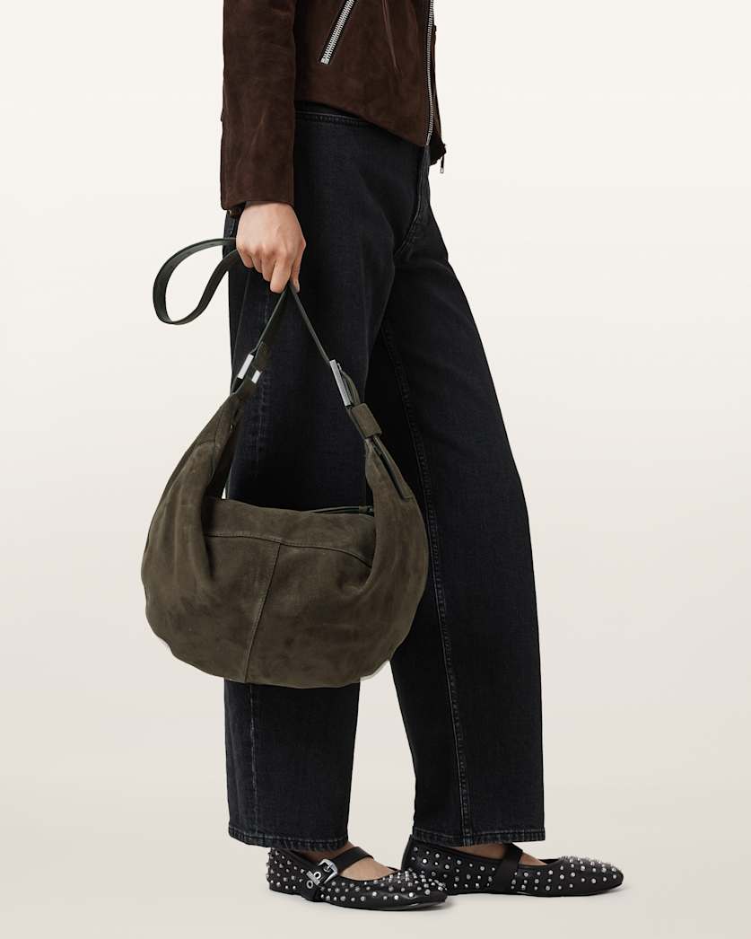 Luna Slouchy Suede Shoulder Bag