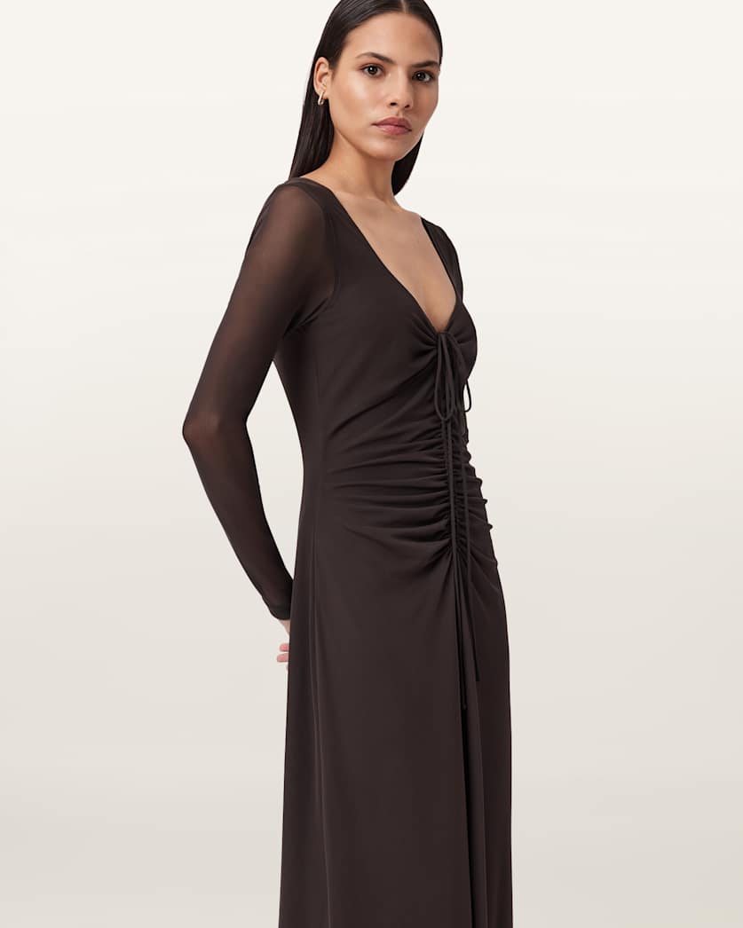 Gabby Mesh Maxi Dress