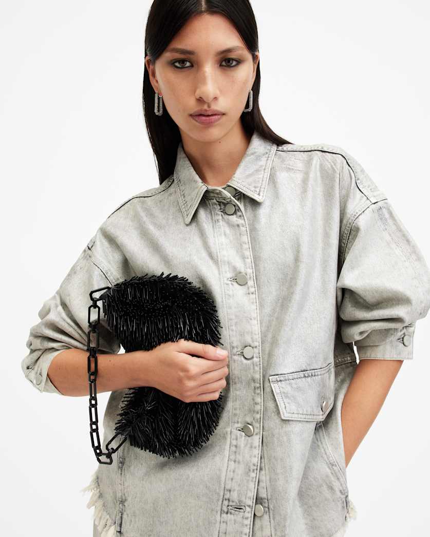 Madea Chain Strap Beaded Bag