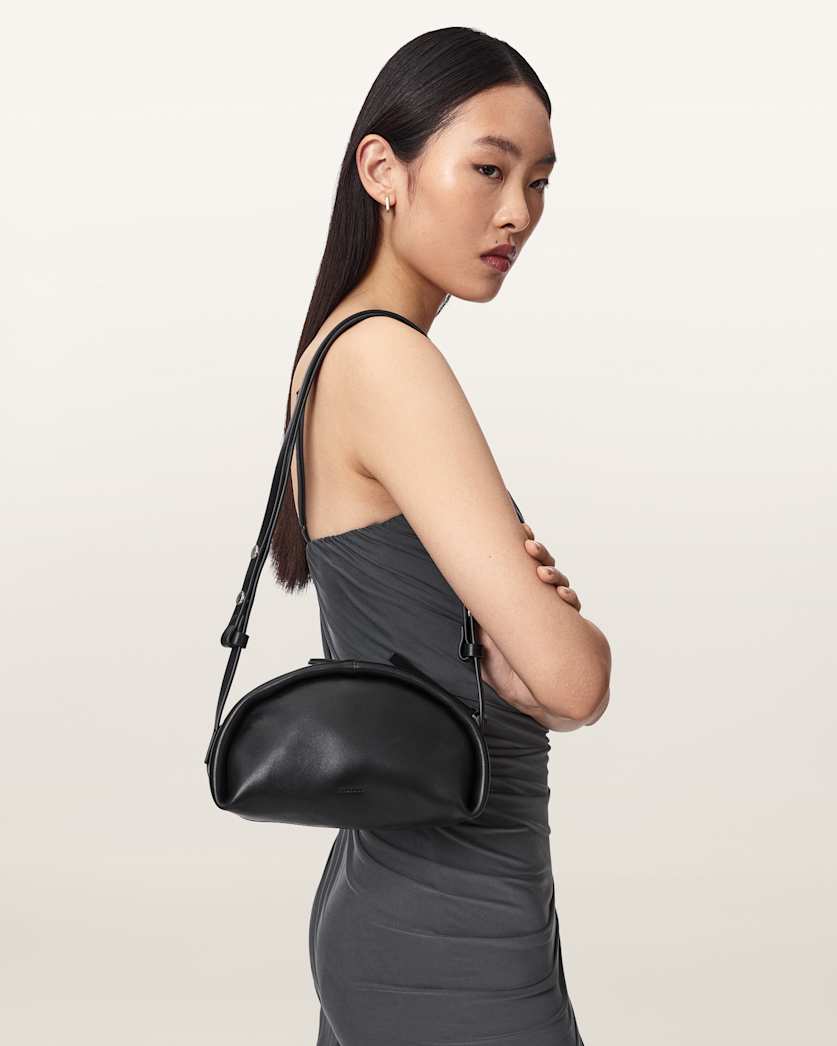 Rosalie Arc Leather Crossbody Bag