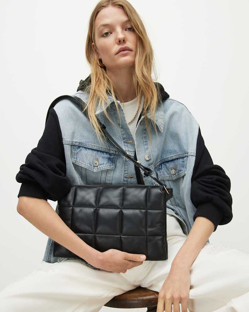 Sheringham Leather Quilted Shoulder Bag