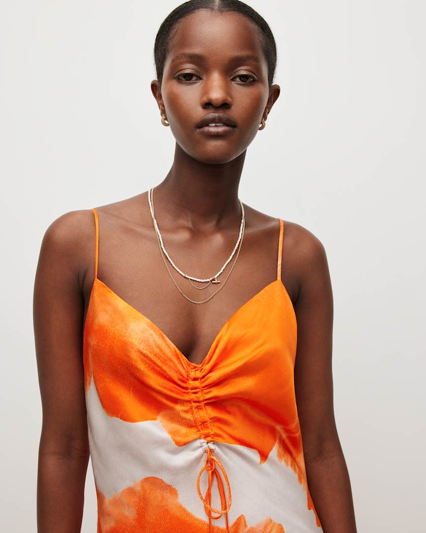 Alexia Silk Blend Mariana Midi Dress