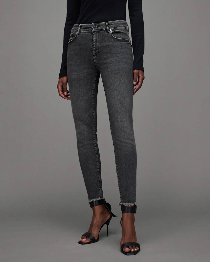 Miller Mid-Rise Stretch Push Up Skinny Jeans