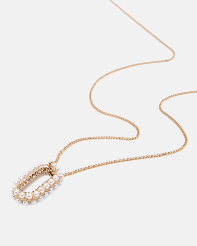 Vida Gold-Tone Pearl Necklace