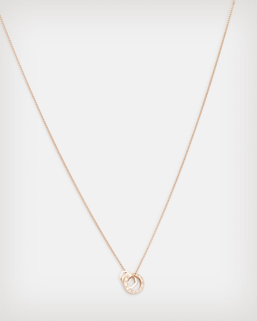 Moire Multi Pendant Necklace