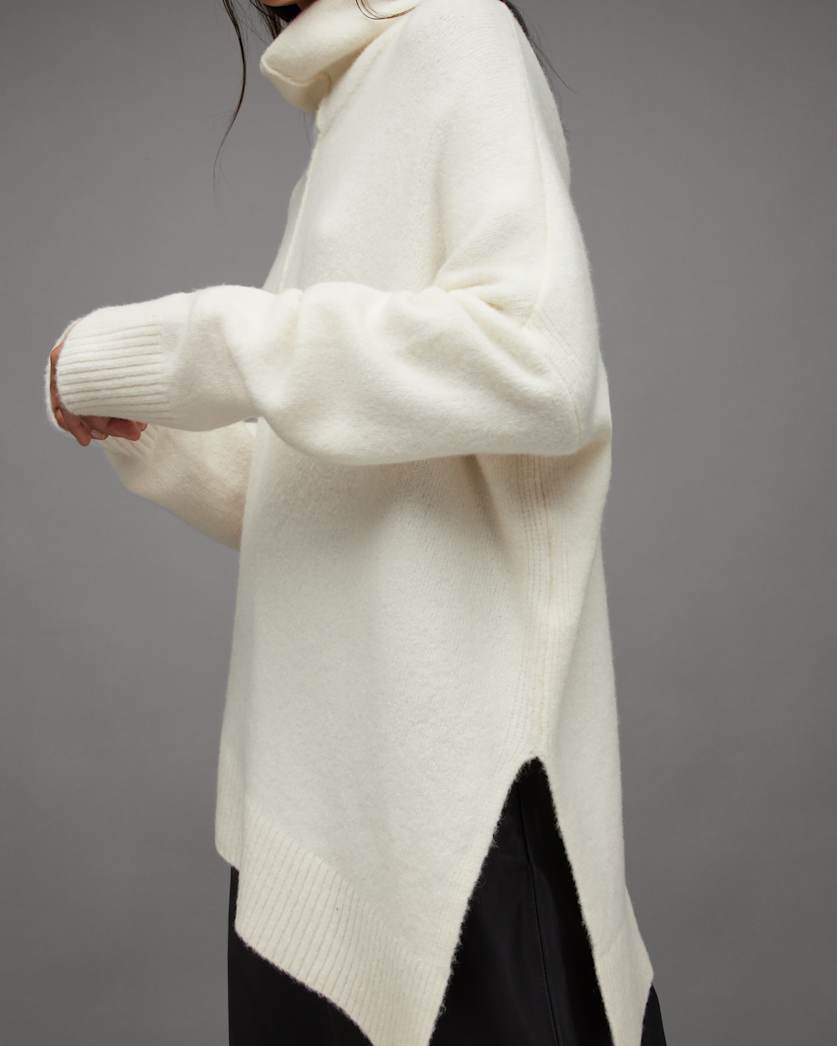 Lock Roll Neck Relaxed Fit Jumper