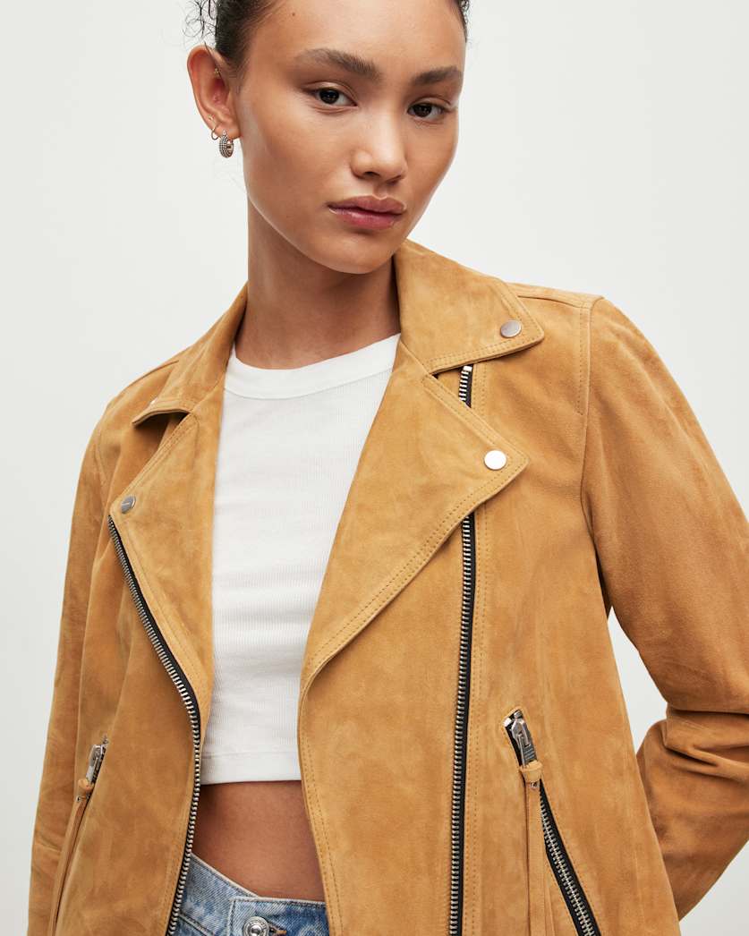 Dalby Suede Biker Jacket