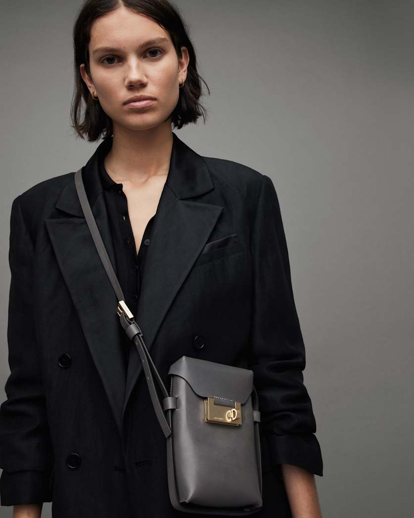 Salome Leather Crossbody Bag