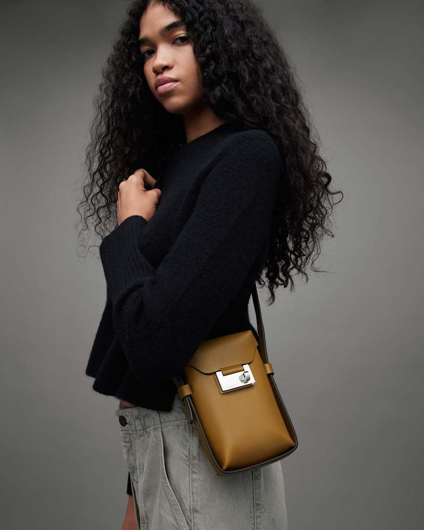 Salome Leather Crossbody Bag