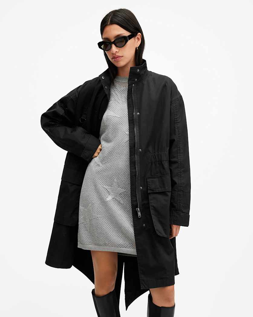 Milla Relaxed Fit Printed Parka Jacket