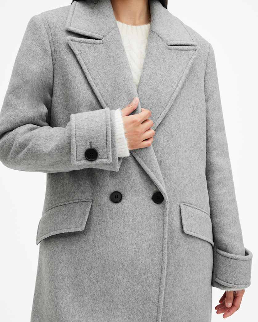 Mabel Double Breasted Oversized Coat