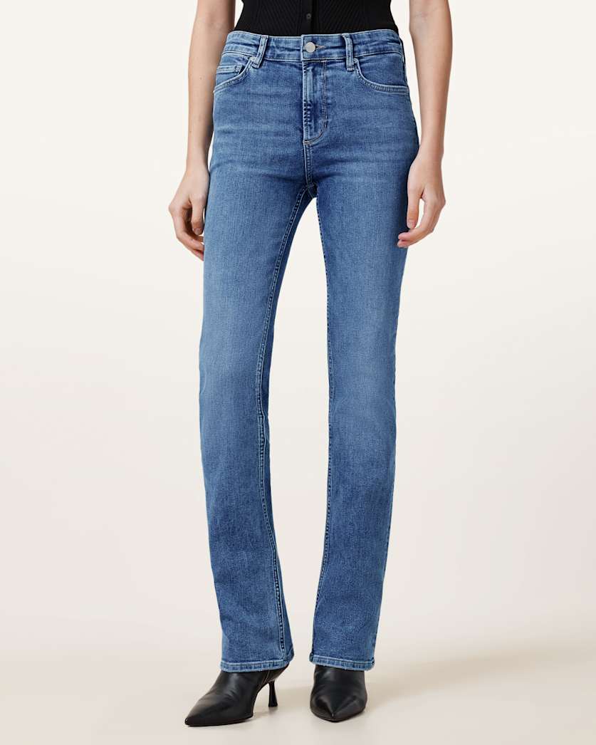 Haldan Slim Bootcut Stretch Denim Jeans