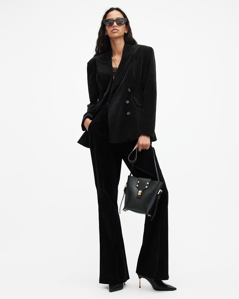 Sevenh Cinched Waist Slim Fit Blazer