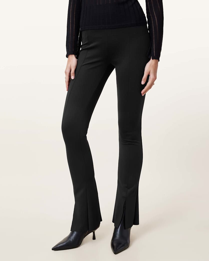 Ryla Flared Hem Slim Fit Trousers