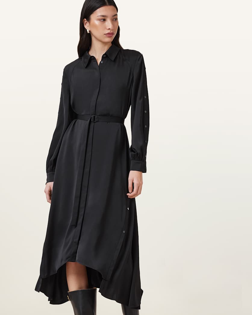 Lexi Satin Midi Dress