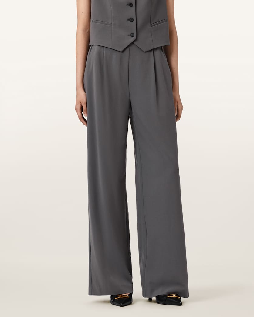 Aleida Lightweight Wide Leg Trousers