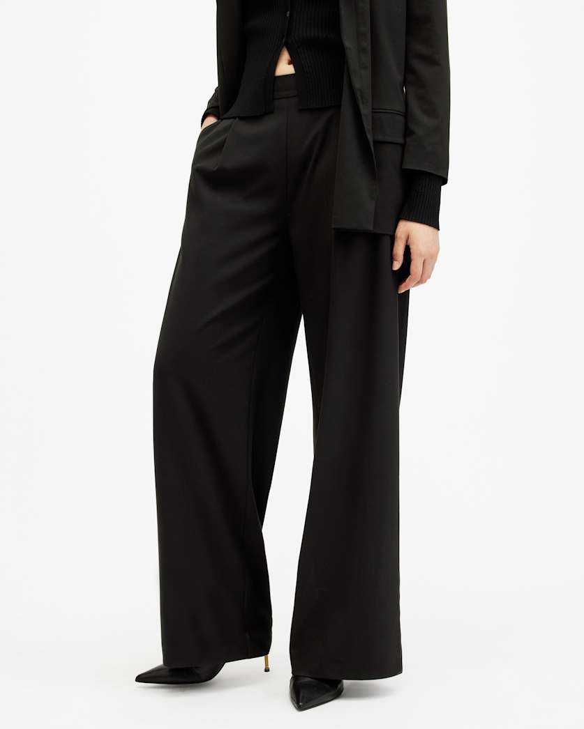 Aleida Lightweight Wide Leg Trousers
