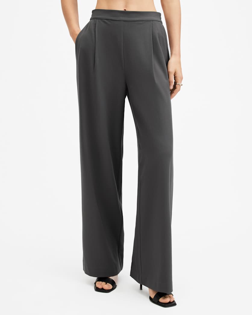Aleida Lightweight Wide Leg Trousers