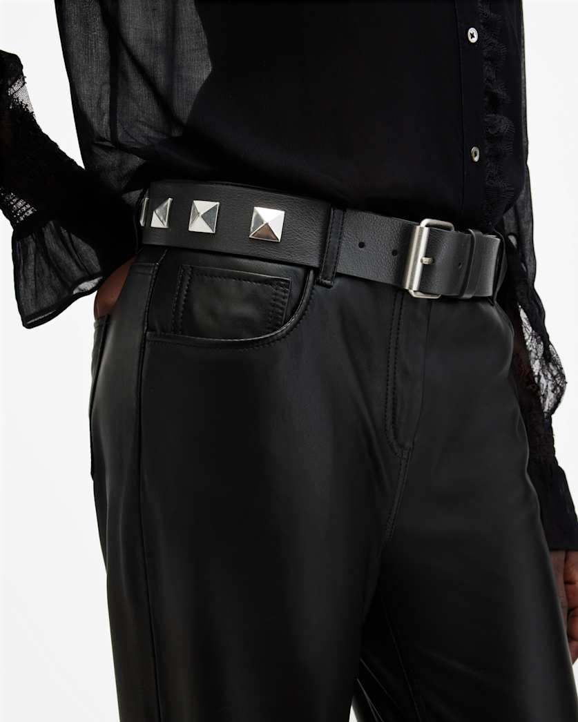 Joan Leather Studded Belt