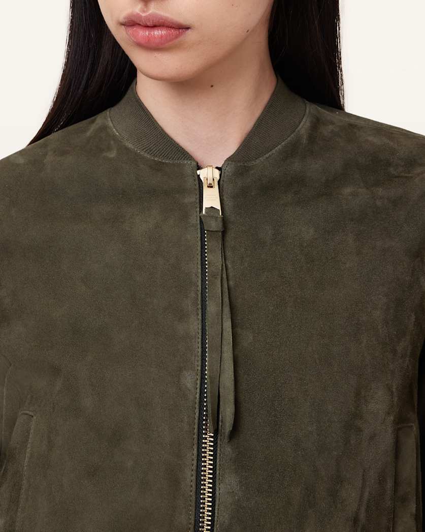 Orten Suede Bomber Jacket