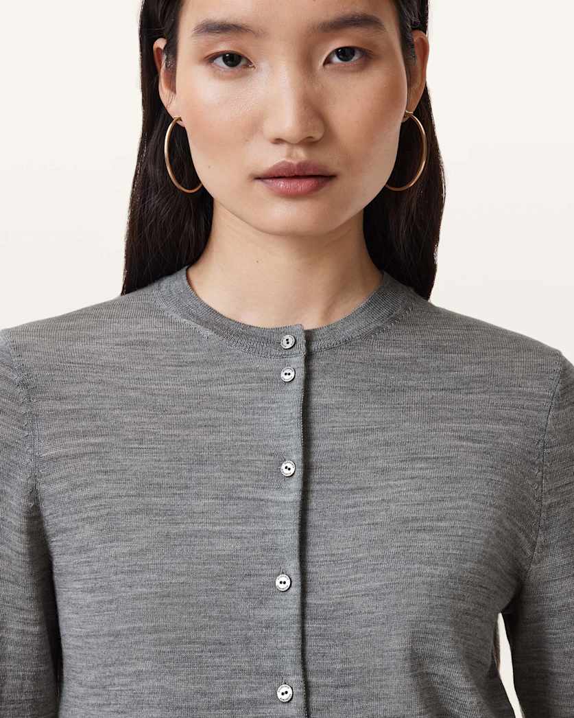 Anouk Slim Fit Merino Wool Cardigan