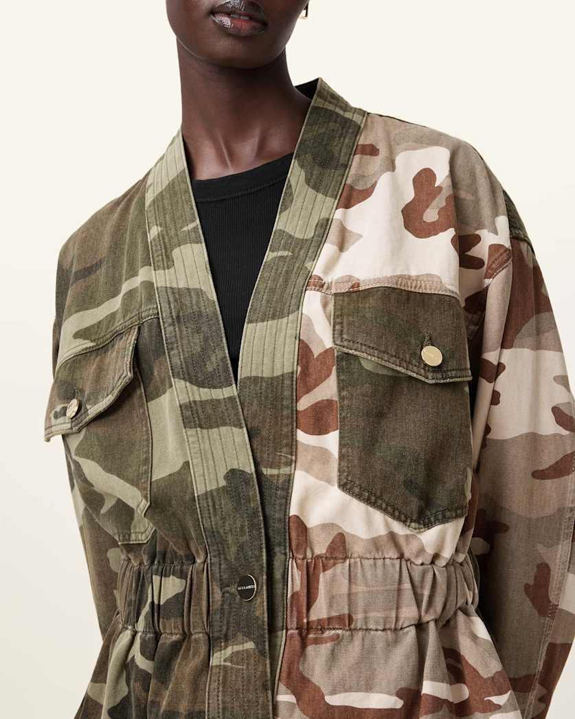 Amelia Camouflage Jacket