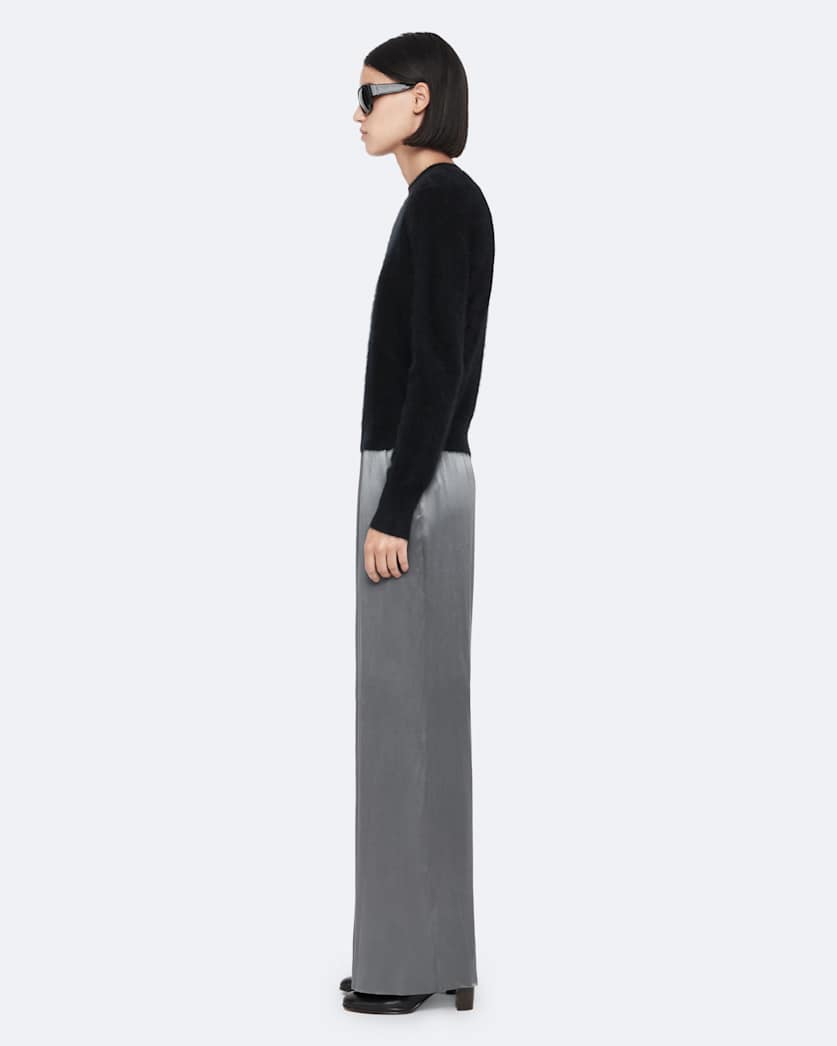 Lycia Crepe Wide-Leg Trousers