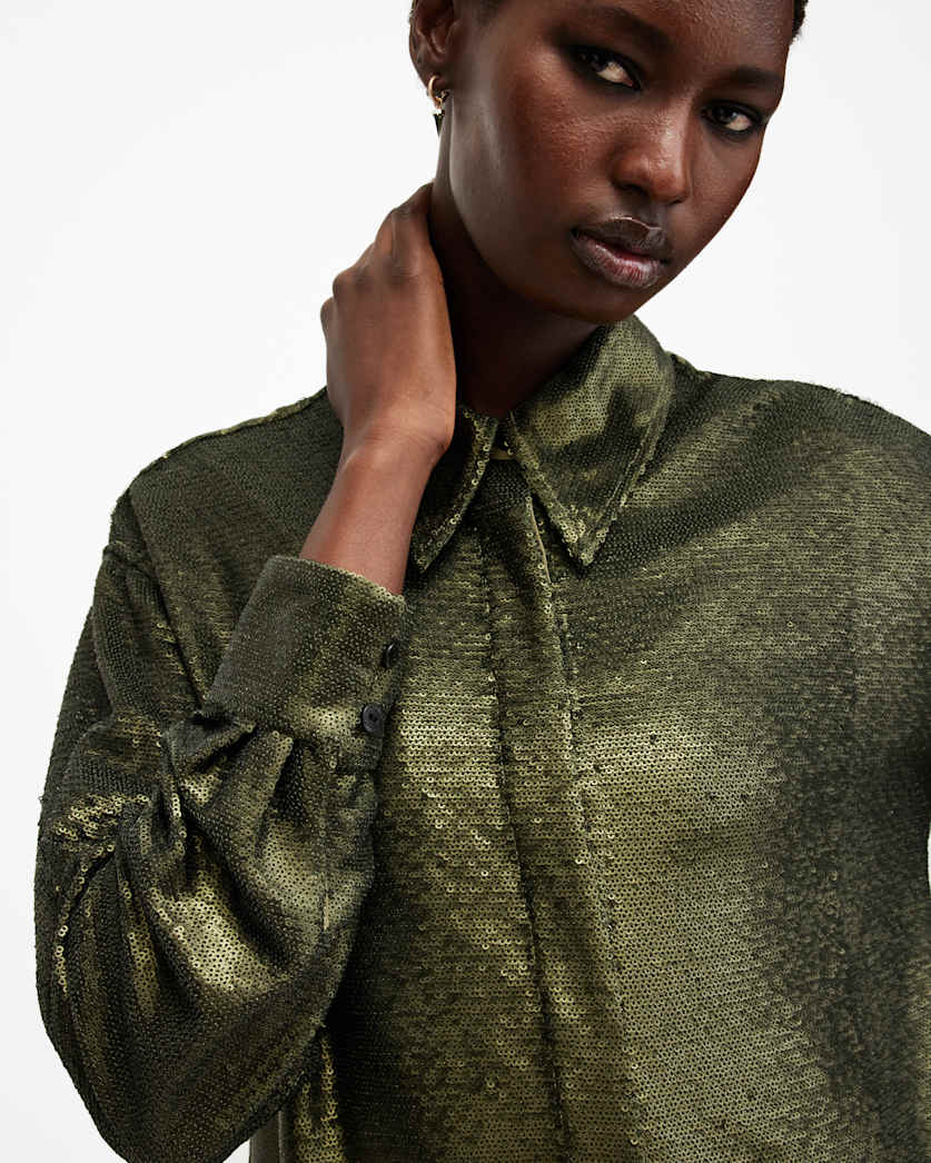 Charli Sequin Relaxed Fit Shirt