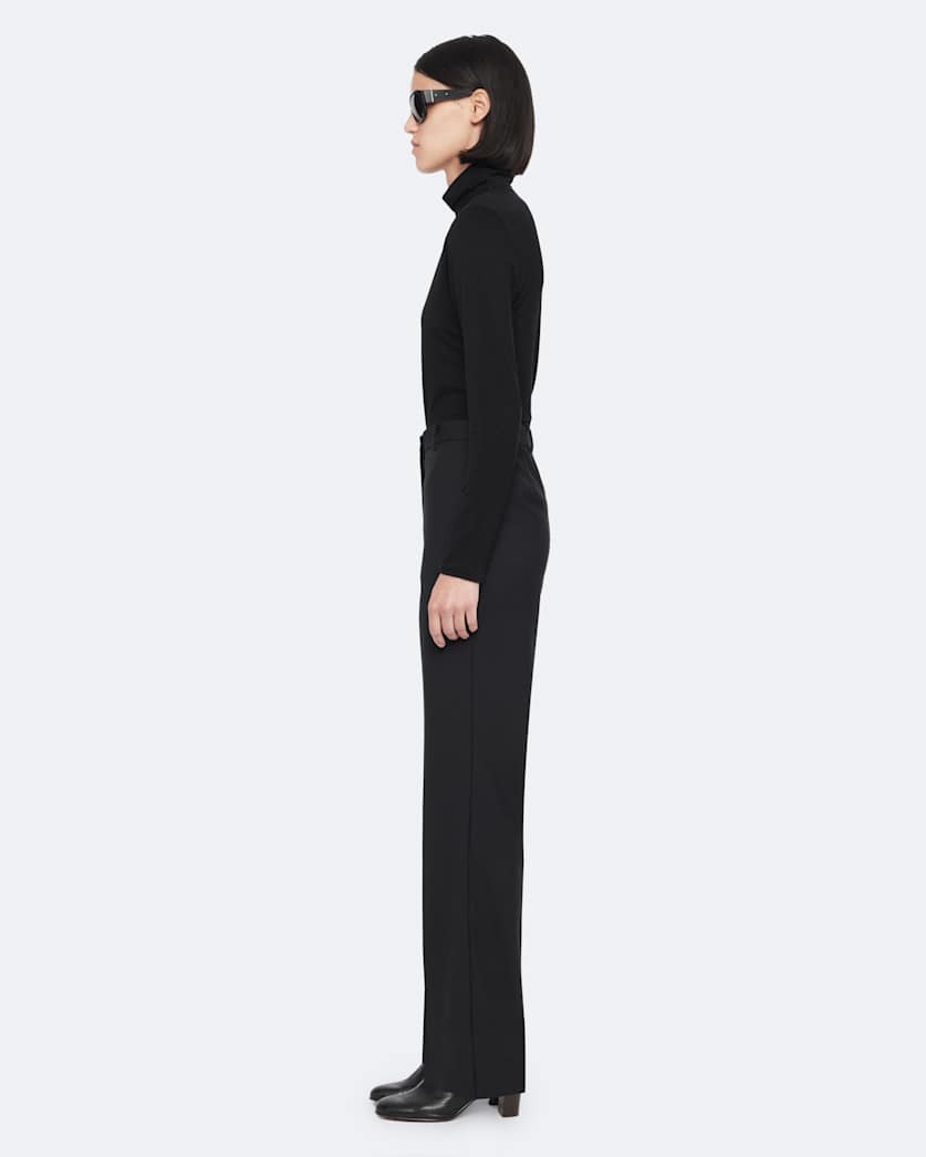 Elysia Mid-Rise Slim-Fit Tailored Trousers