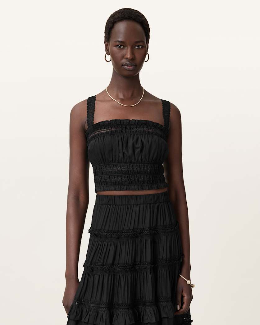 Talia Lace Cropped Top