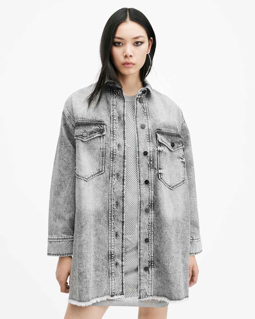 Lily Oversized Denim Shacket Dress