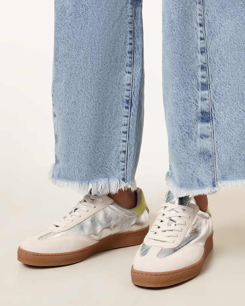 Thelma Metallic Low Top Trainers