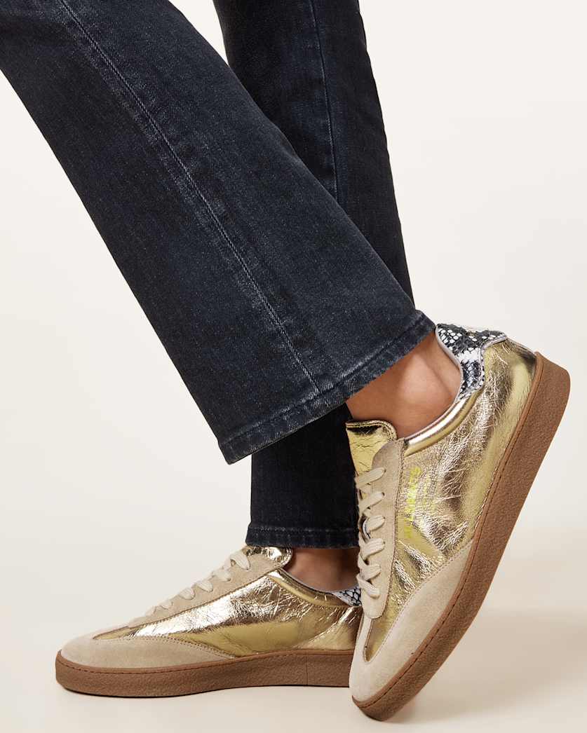 Thelma Metallic Low Top Trainers