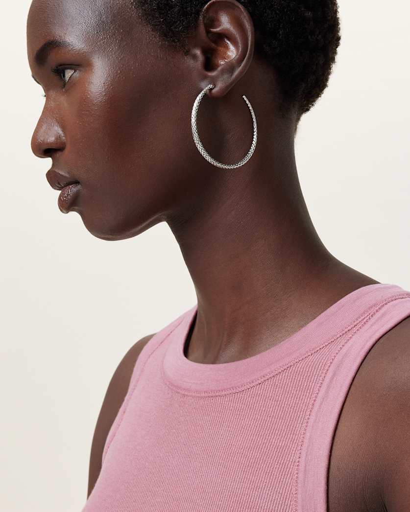 Serpent Large Hoop Earrings