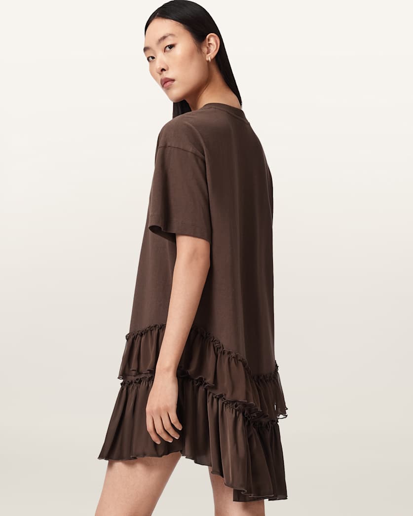 green emerald velvet dress CUPSHE Women's Mini Dress V Neck Tropical Short Sleeve Loose Fit Ruffled  Short Summer Beach Dress Black Tropical, XS at Amazon Women's Clothing store main image 1