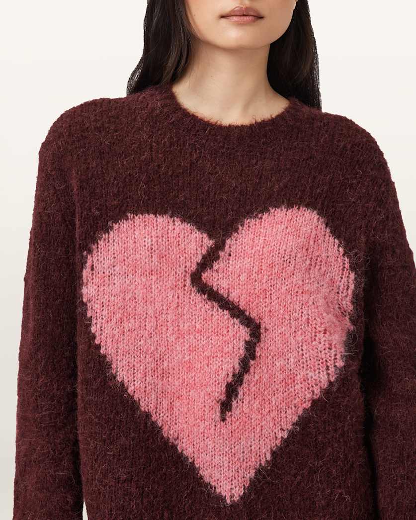 Luv Heart Intarsia Jumper