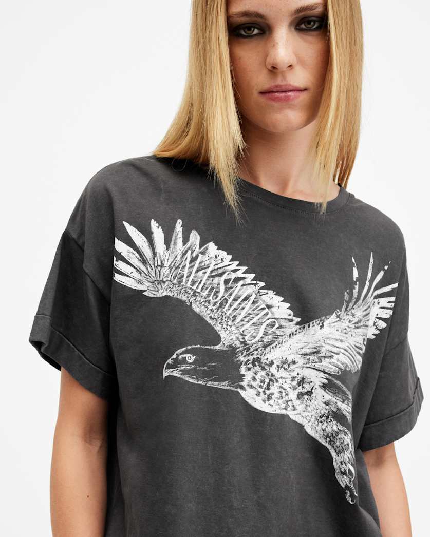 Flite Briar Eagle Logo Acid Wash T-Shirt