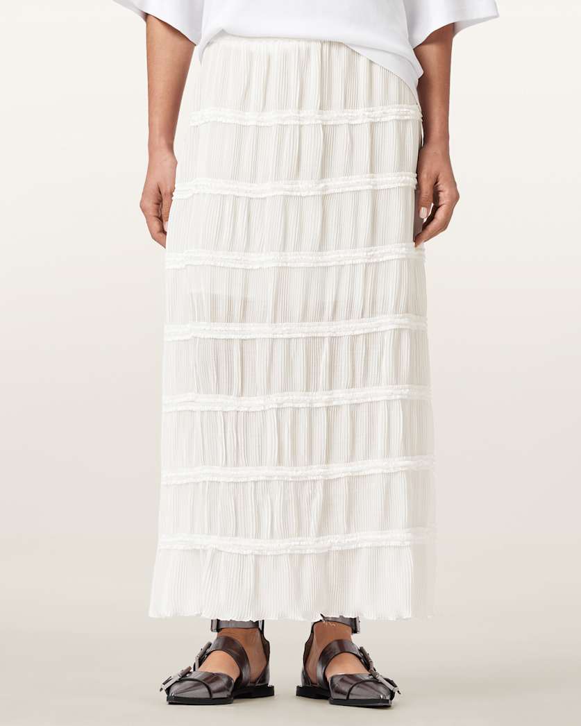 Lila Tiered Midi Skirt