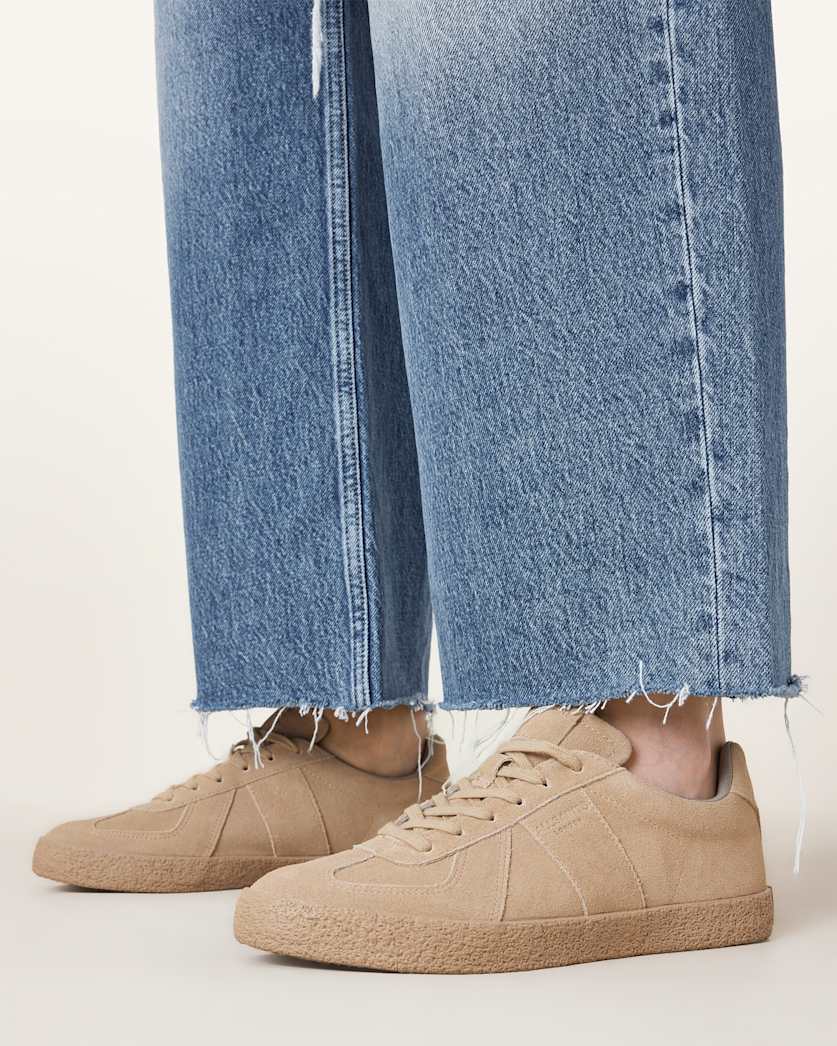 Jaimee Low Top Leather Trainers