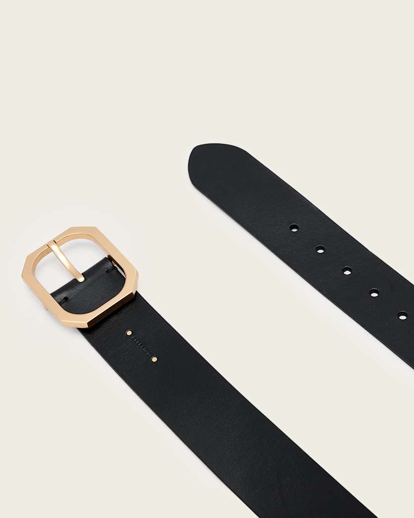 Tina Hex Leather Belt