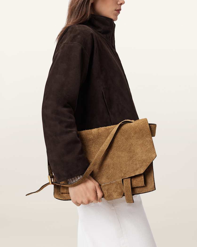 Ursa Suede Satchel Bag
