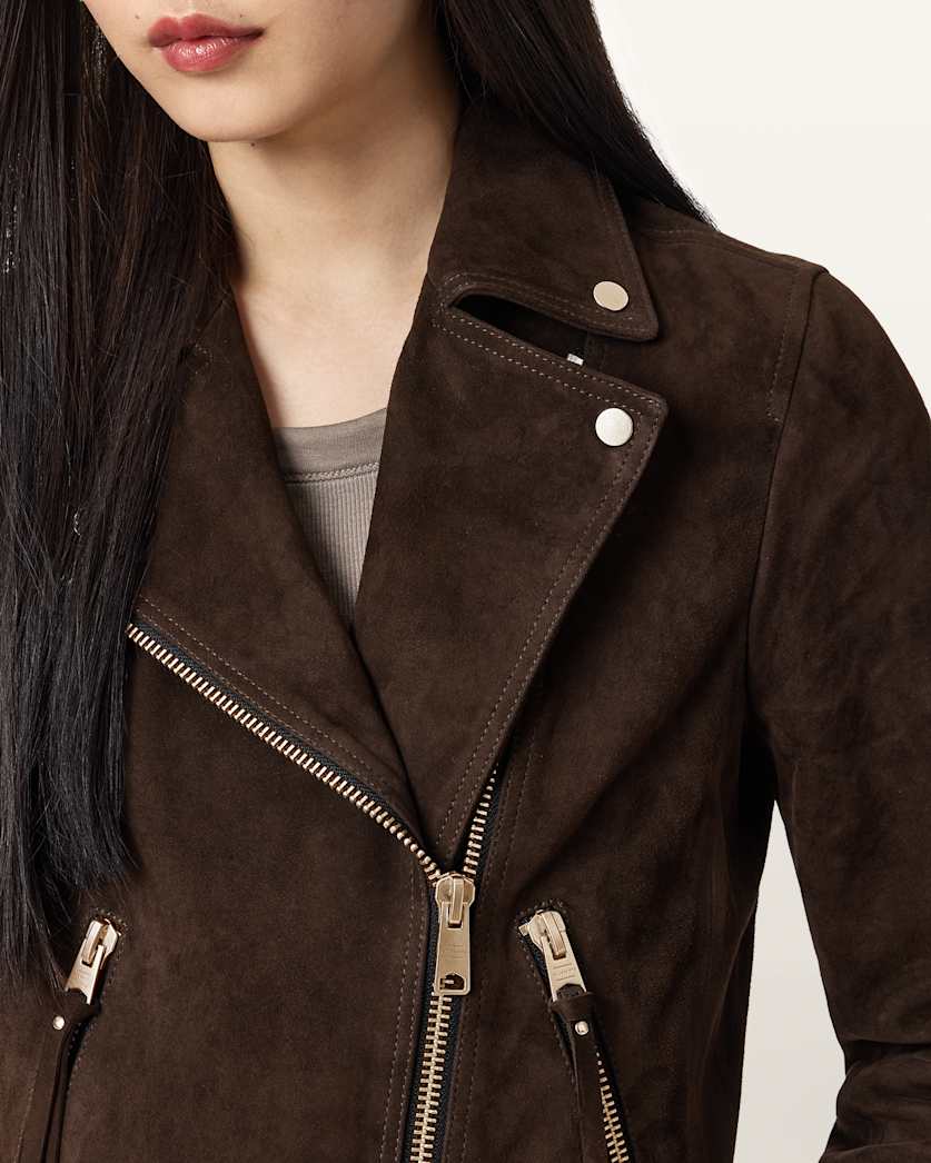Dalby Suede Biker Jacket