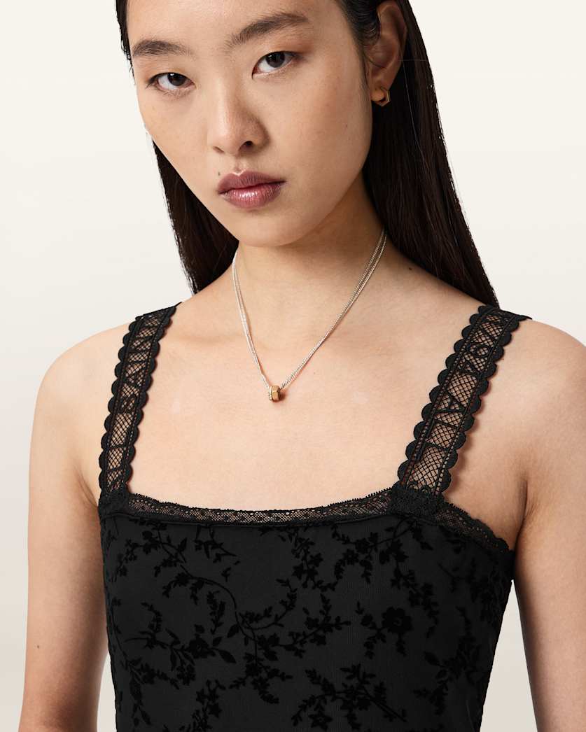 Charli Flocked Bodysuit