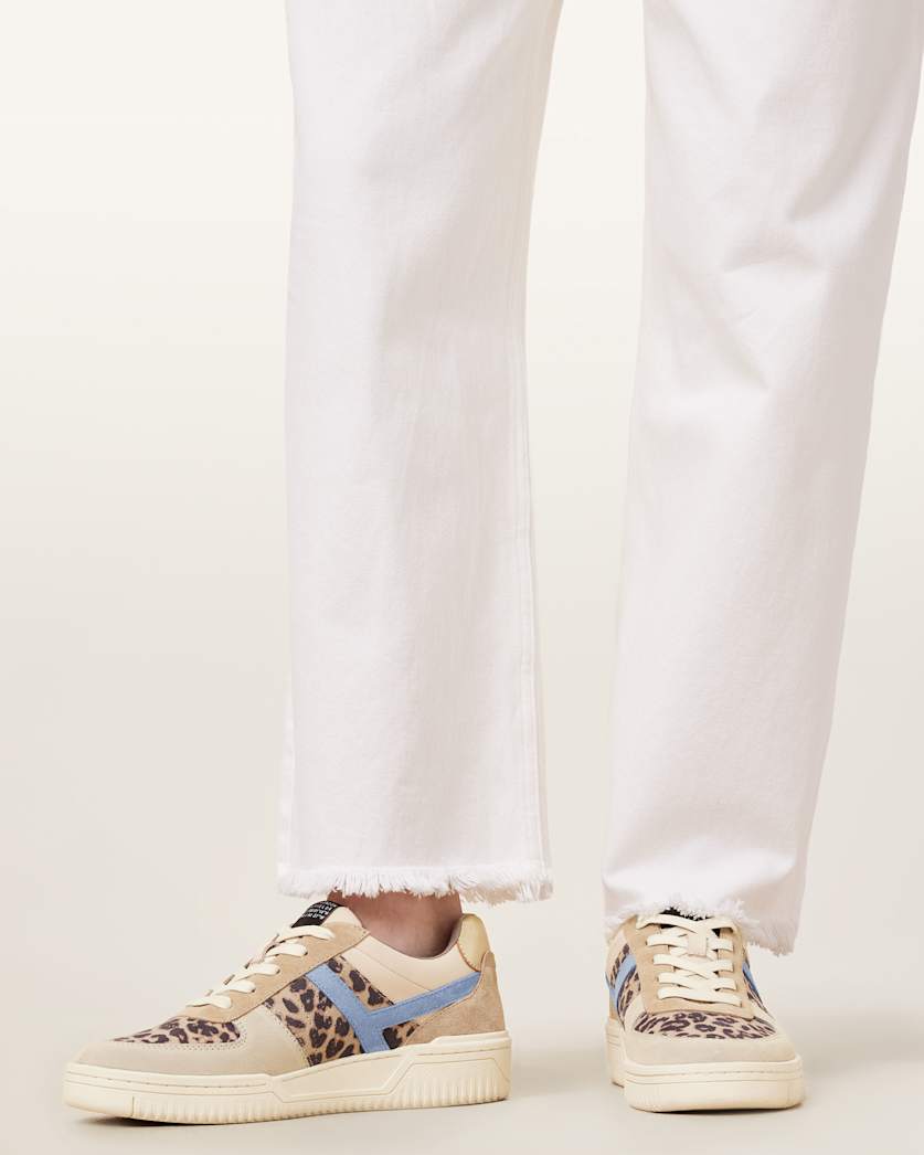 Vix Low Top Round Toe Suede Trainers