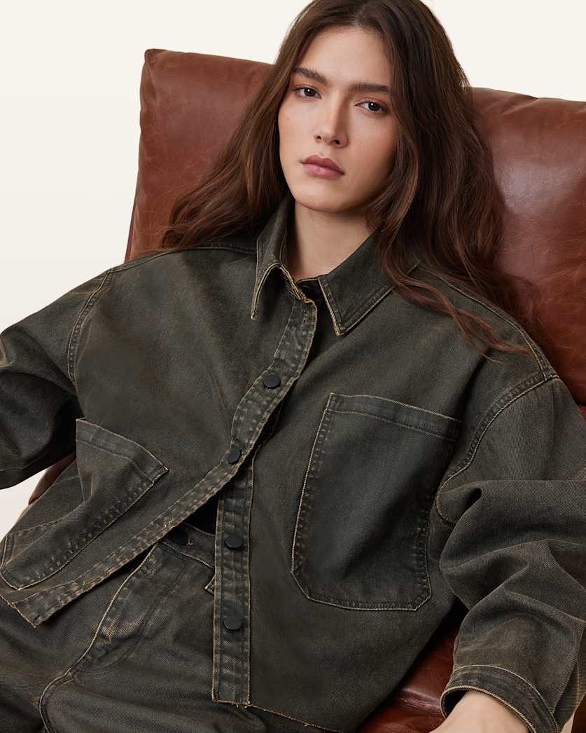 Nicky Oversized Denim Shacket