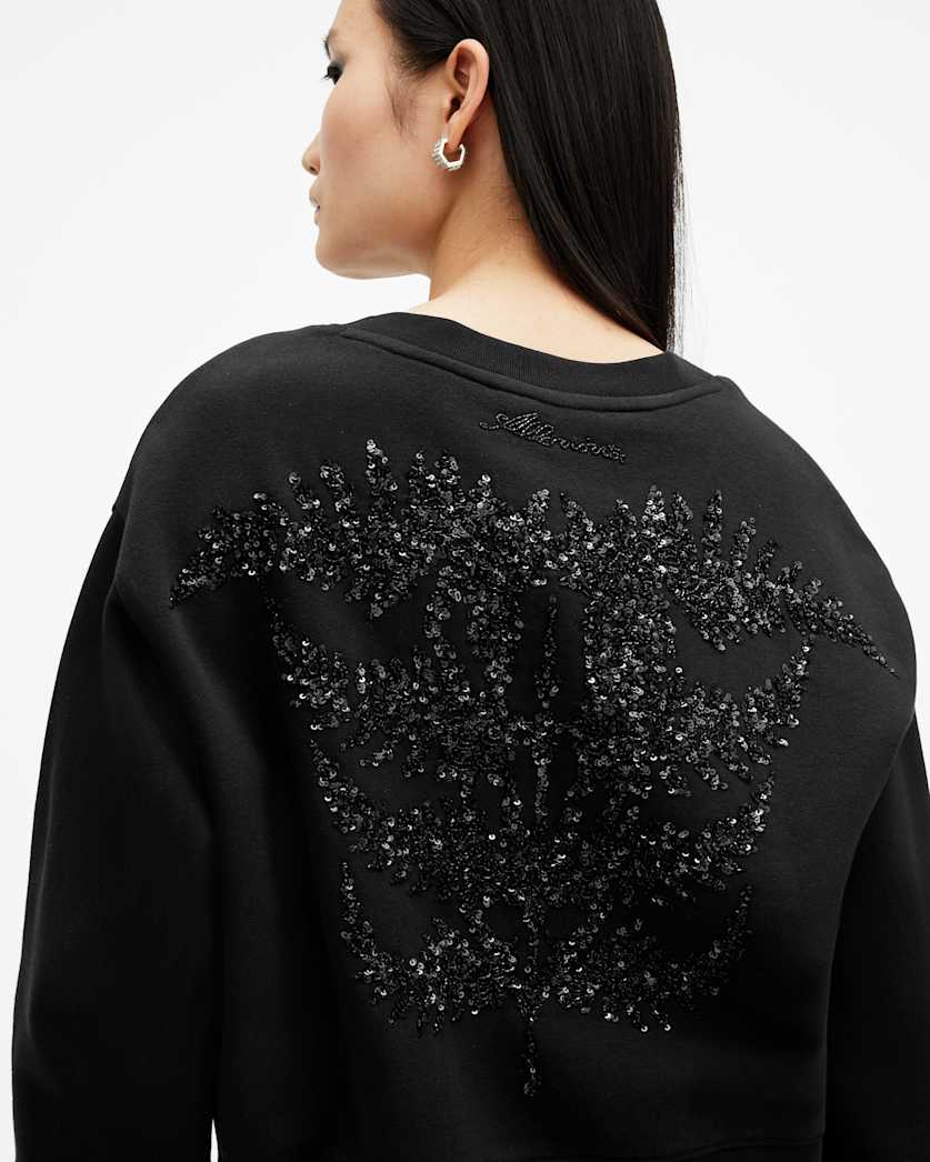 Fern Embellished Logo Sweatshirt