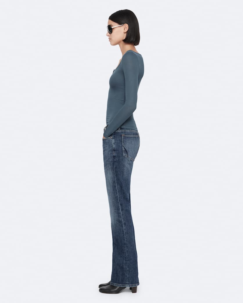 Jules Slim Fit Cotton Henley