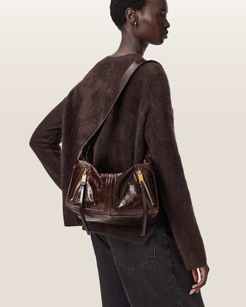 Jean Rey Leather Shoulder Bag